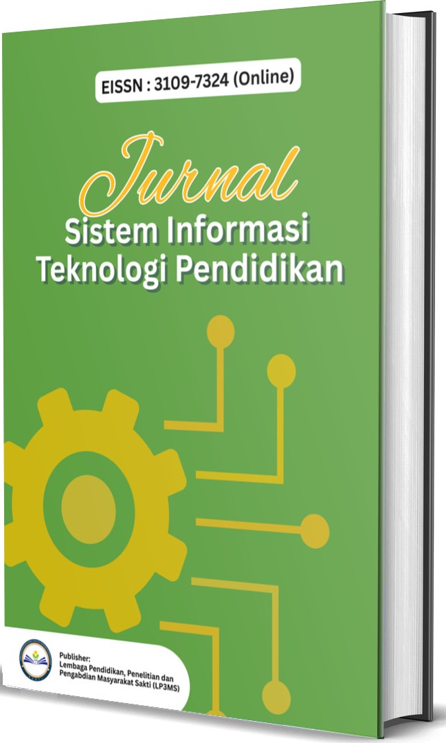 					View Vol. 2 No. 1 (2026): Juni, Jurnal Sistem Informasi Teknologi Pendidikan
				