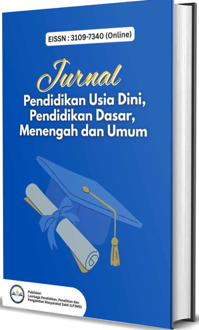 					View Vol. 2 No. 1 (2026): Juni, Jurnal Pendidikan Usia Dini, Pendidikan Dasar, Menengah dan Umum
				